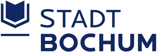 Logo der Stadt Bochum mit blauem Signet und Schriftzug „Stadt Bochum“.
